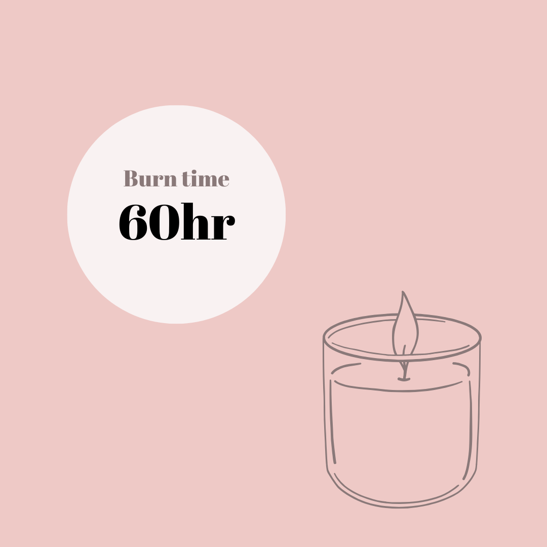 Magnolia Concrete Candle – Hand Poured Soy, 60 Hr Burn