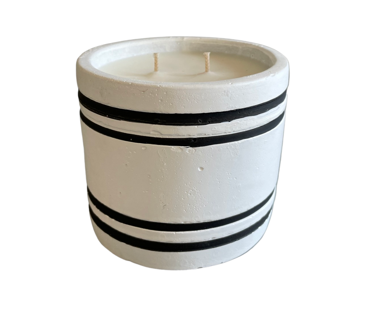 By The Fire Concrete Candle – Hand Poured Soy, 60 Hr Burn
